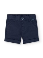 Boboli Stretch twill bermuda shorts for boy navy 716071