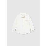 Mayoral Mayoral L/s dressy shirt Natural - 24 01116