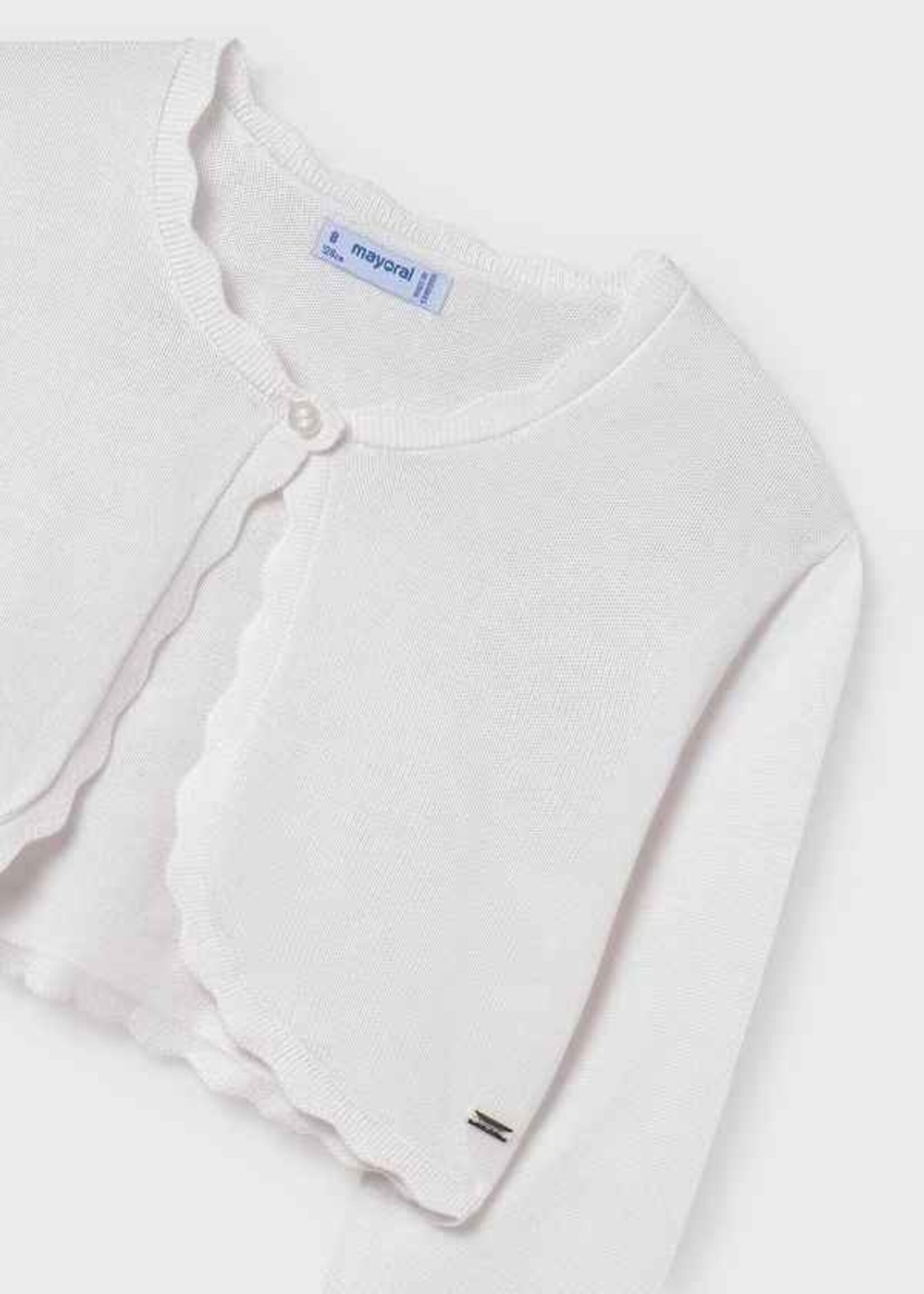 Mayoral Mayoral Basic knit cardigan Natural - 24 00332