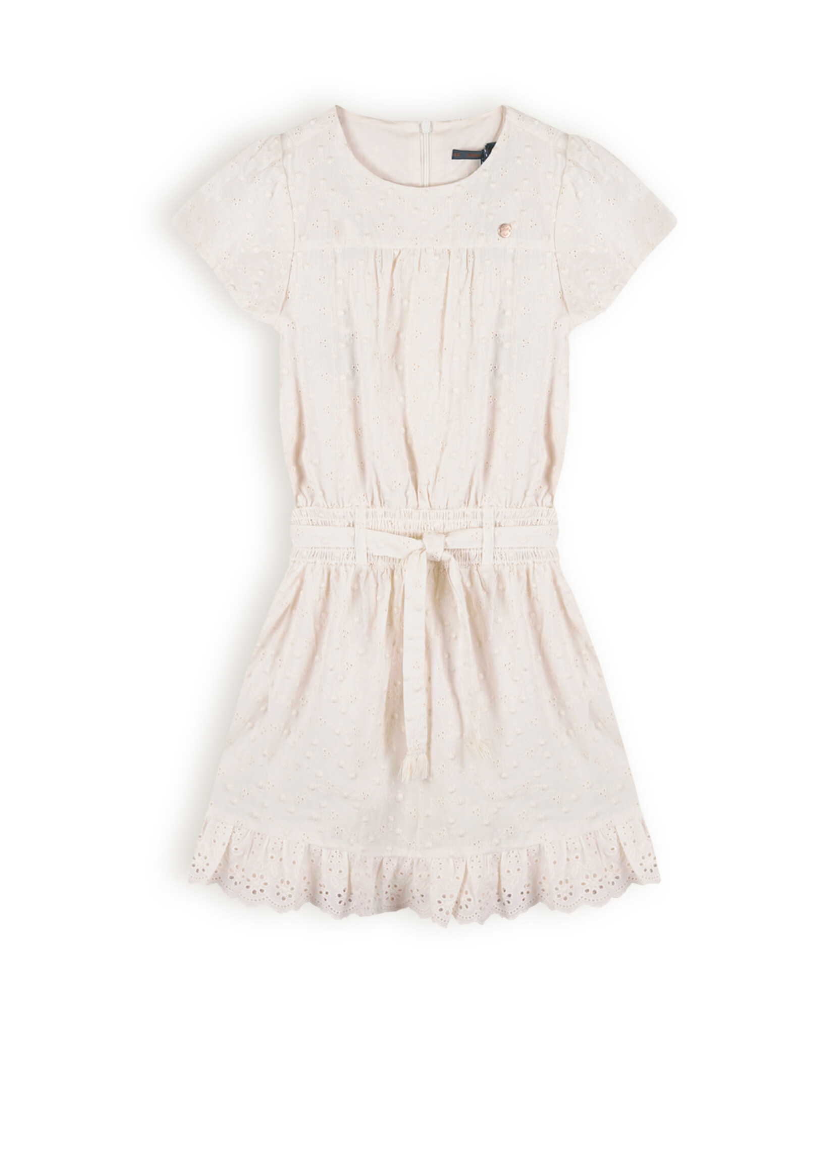 NoNo NoNo Miron Embroidery anglaise dress N402-5806 Pearled Ivory