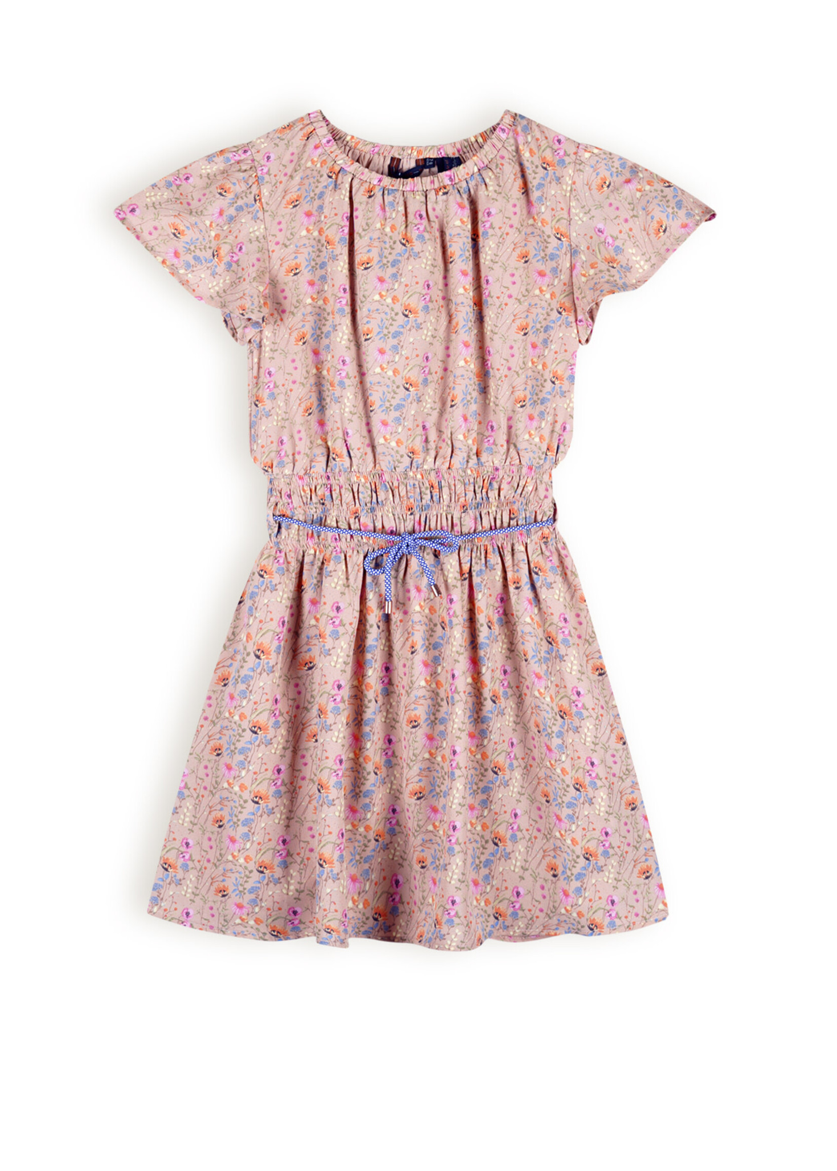 NoNo NoNo Mamai Wild Flower dress N402-5807 Sand Blush