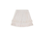 NoNo NoNo Niu embroidered Skirt N402-5704 Pearled Ivory
