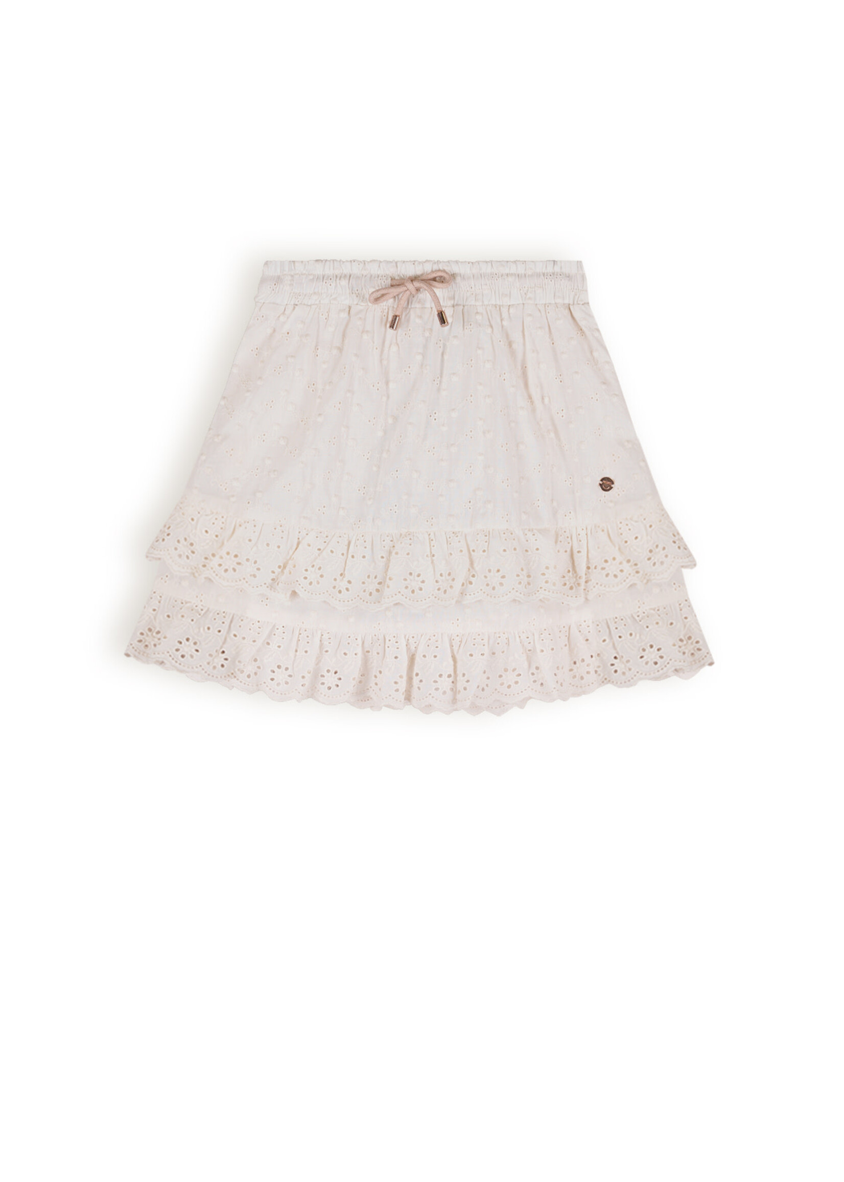 NoNo NoNo Niu embroidered Skirt N402-5704 Pearled Ivory