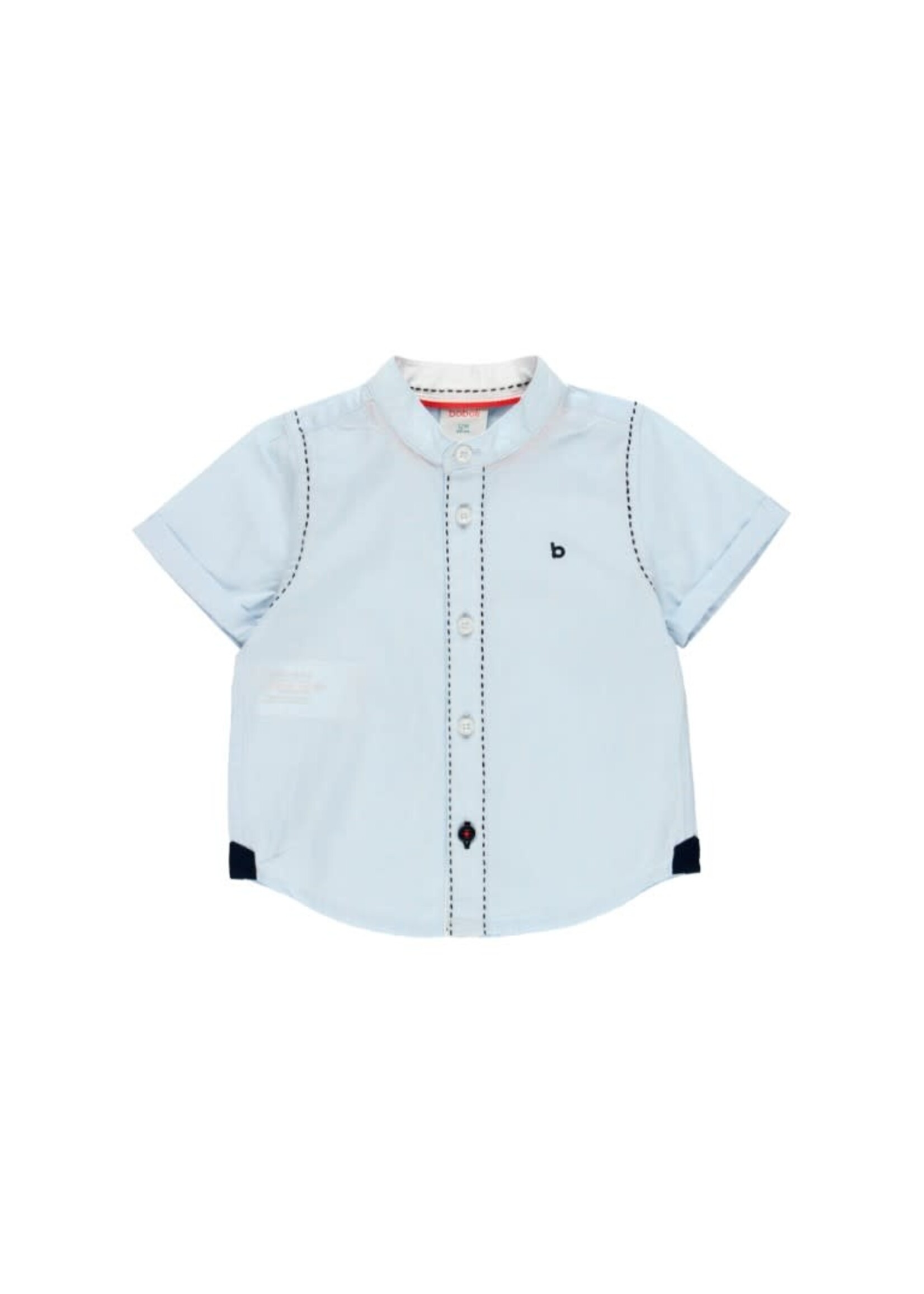 Boboli Boboli Shirt short sleeves for baby BLUE 714204