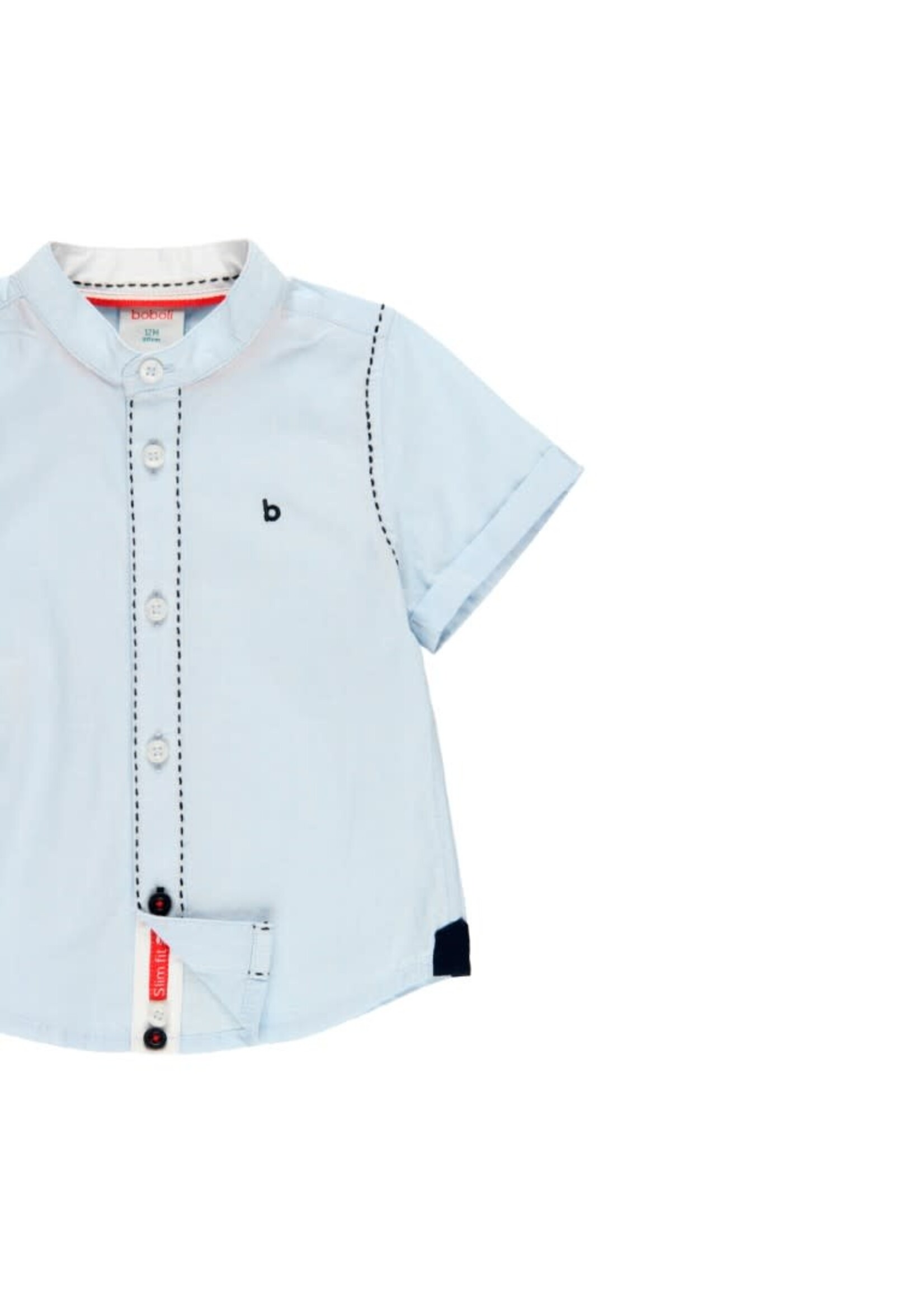 Boboli Shirt short sleeves for baby BLUE 714204