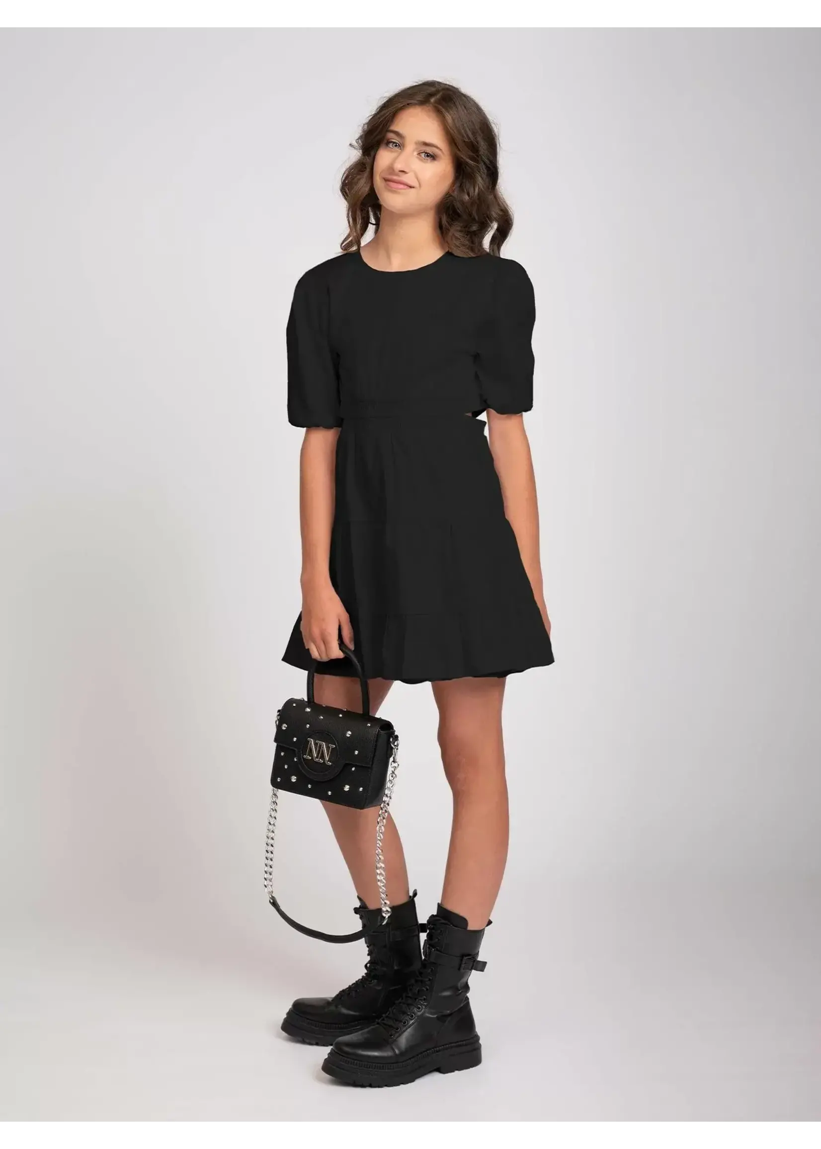 Nik&Nik Nik&Nik Kira Dress Black G 5-674 2402