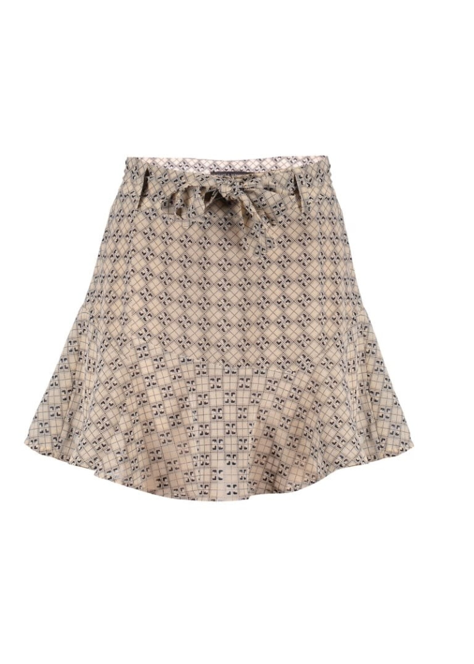 Frankie&Liberty Frankie&Liberty Molly Skirt Black/ Fresh Apricot print-FL24114