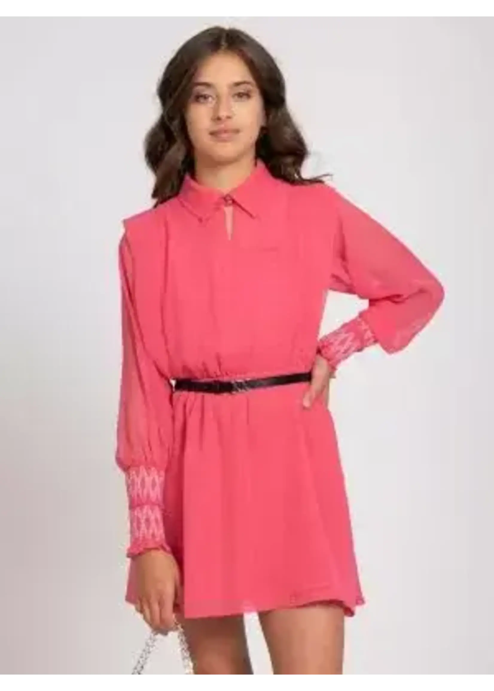 Nik&Nik Nik&Nik Laury Dress Hot Pink G 5-723 2402