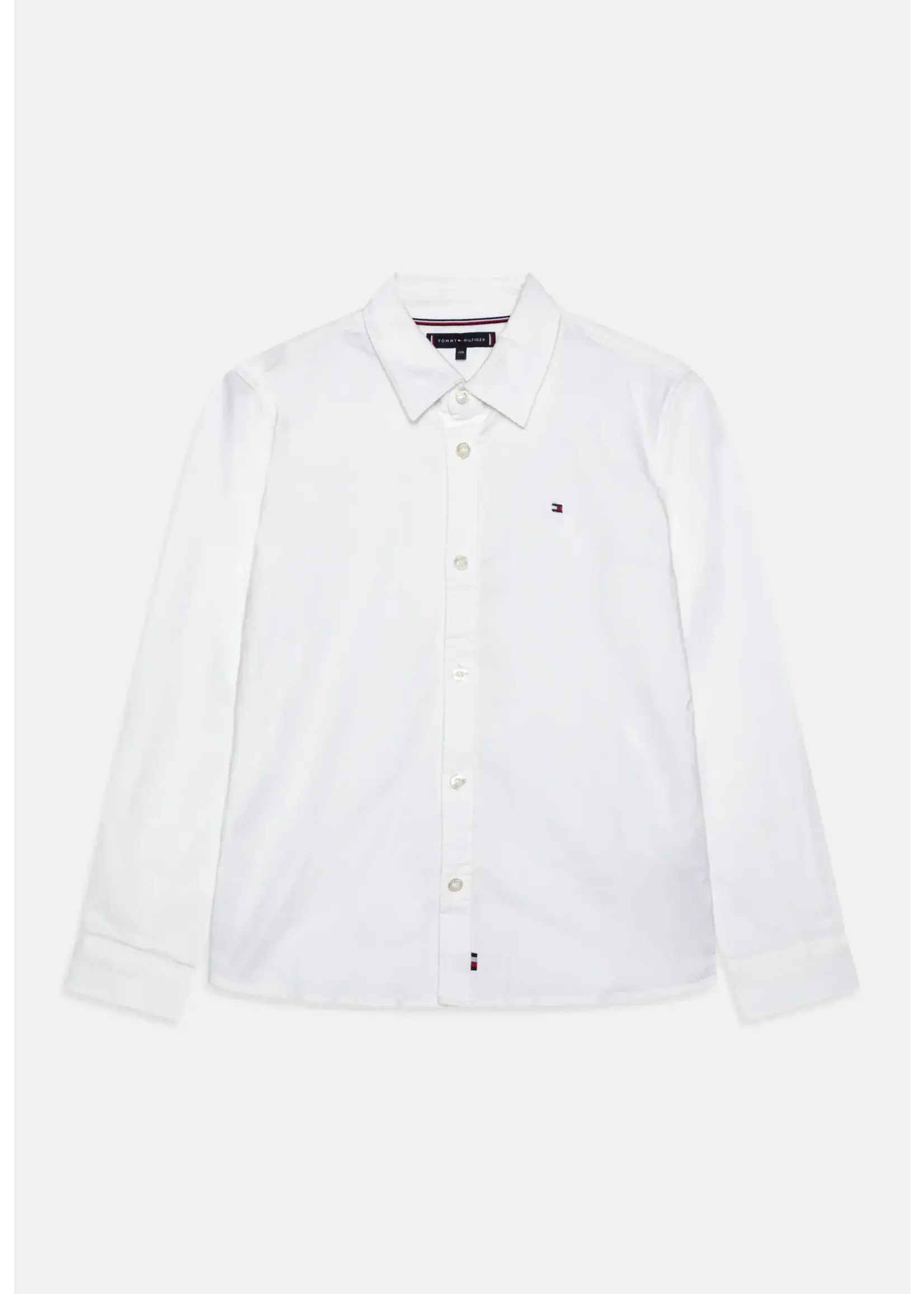 Tommy Hilfiger Tommy Hilfiger FLAG OXFORD SHIRT L/, YBR KB0KB08728YBR White