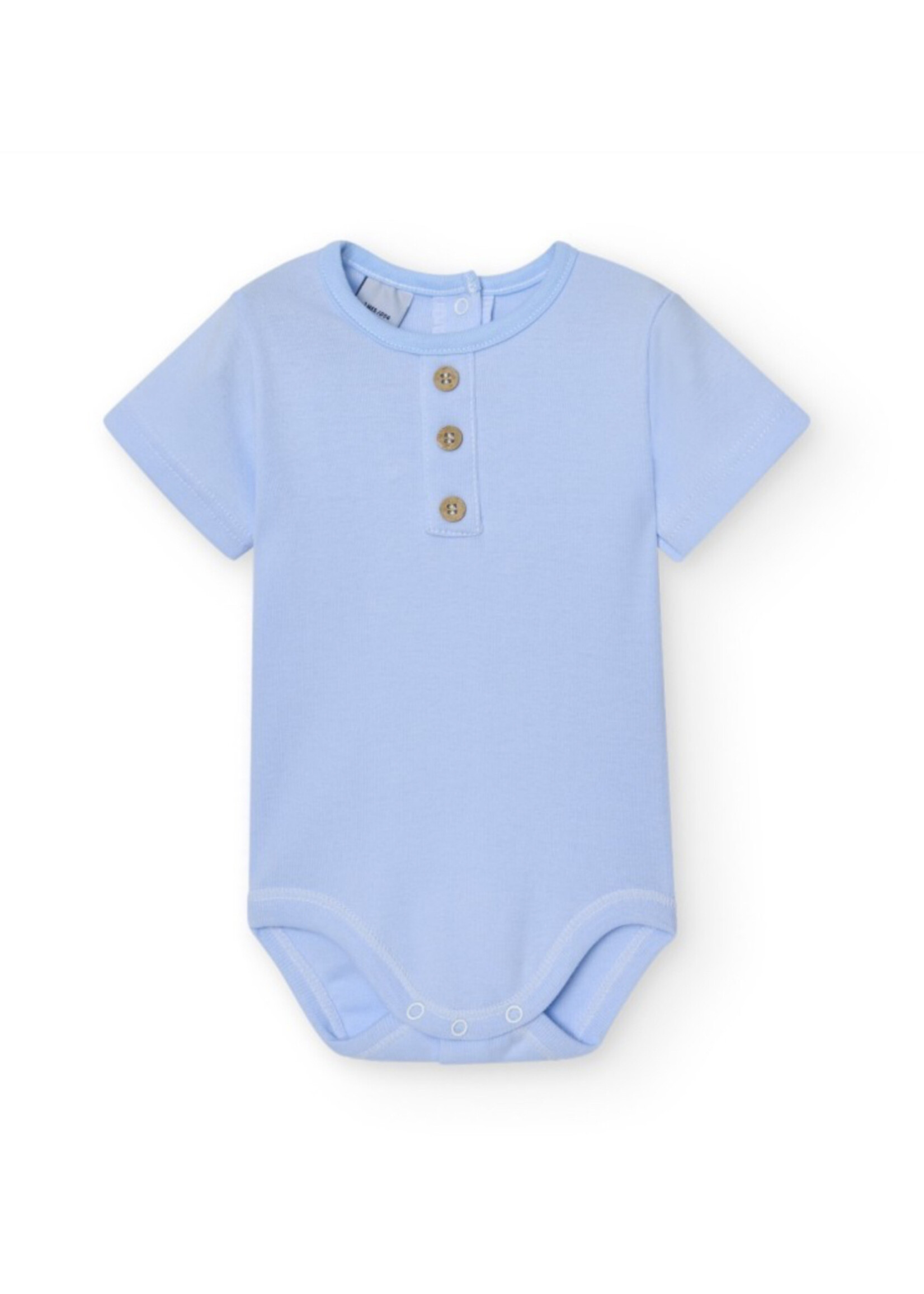 Babidu Babidu COTTON BODYSUIT SKY BLUE-1111