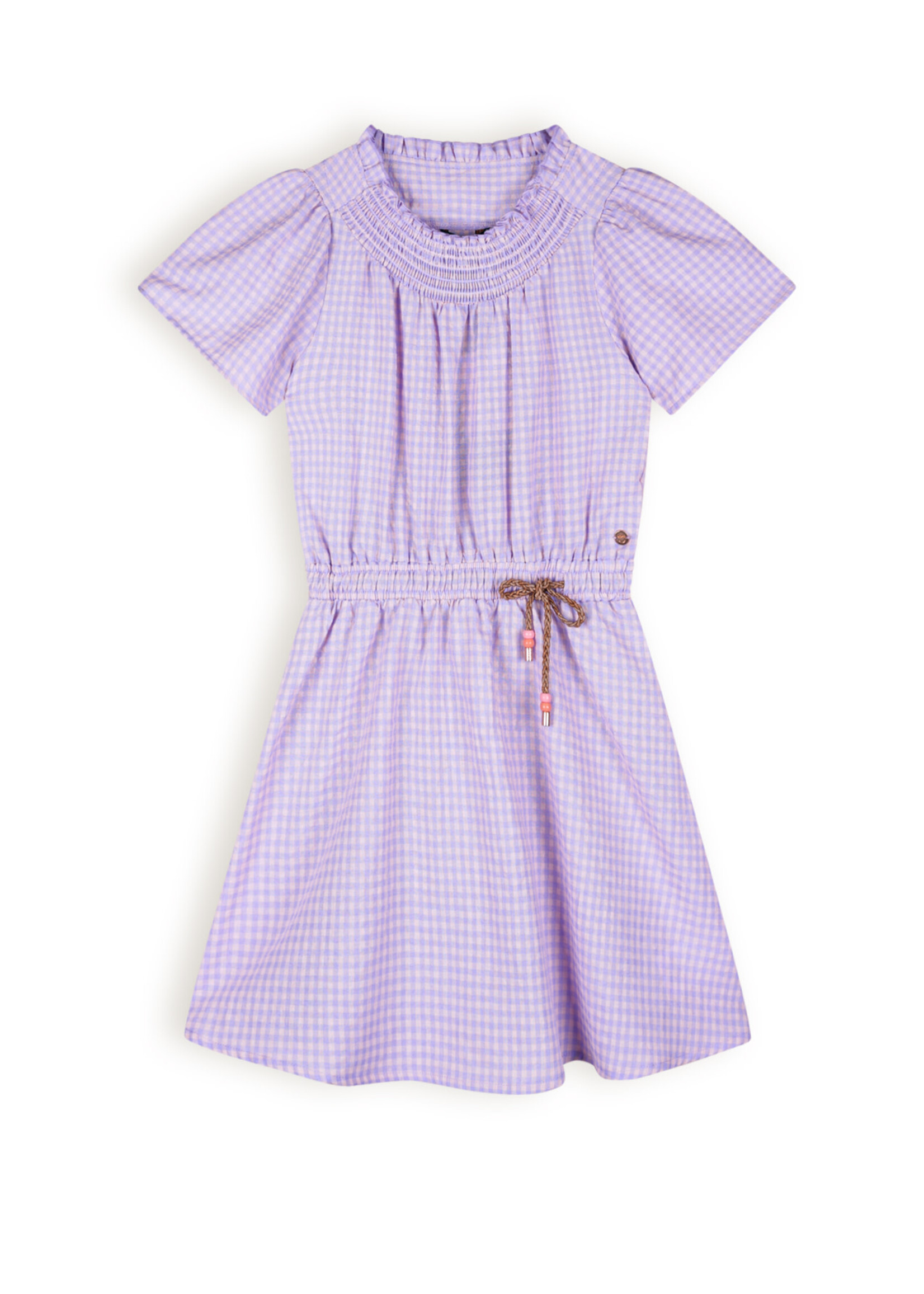 NoNo NoNo Monet Check Summer Dress N403-5812 Galaxy Lilac