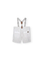 Boboli Linen bermuda shorts striped for boy stripes