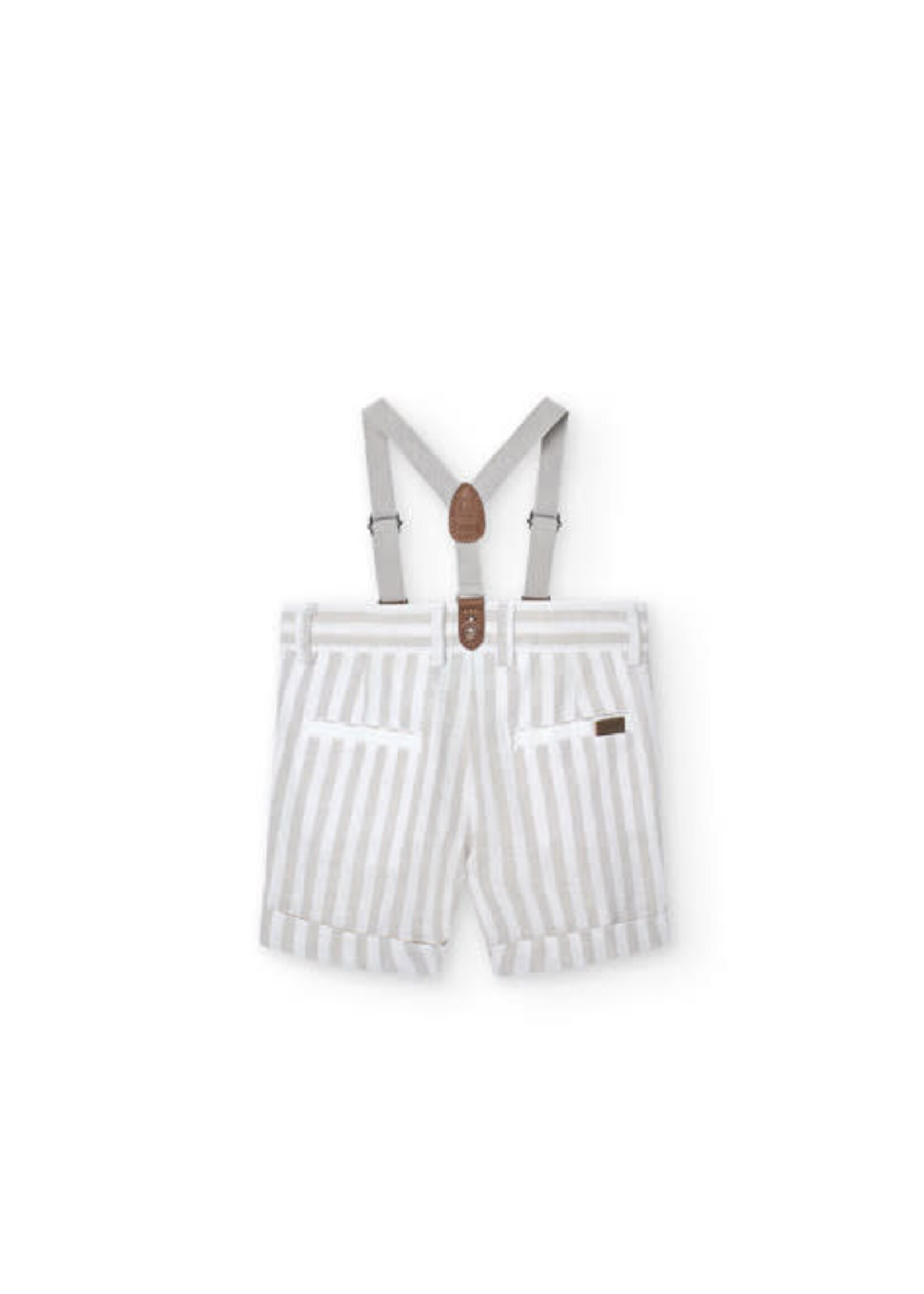 Boboli Linen bermuda shorts striped for boy stripes