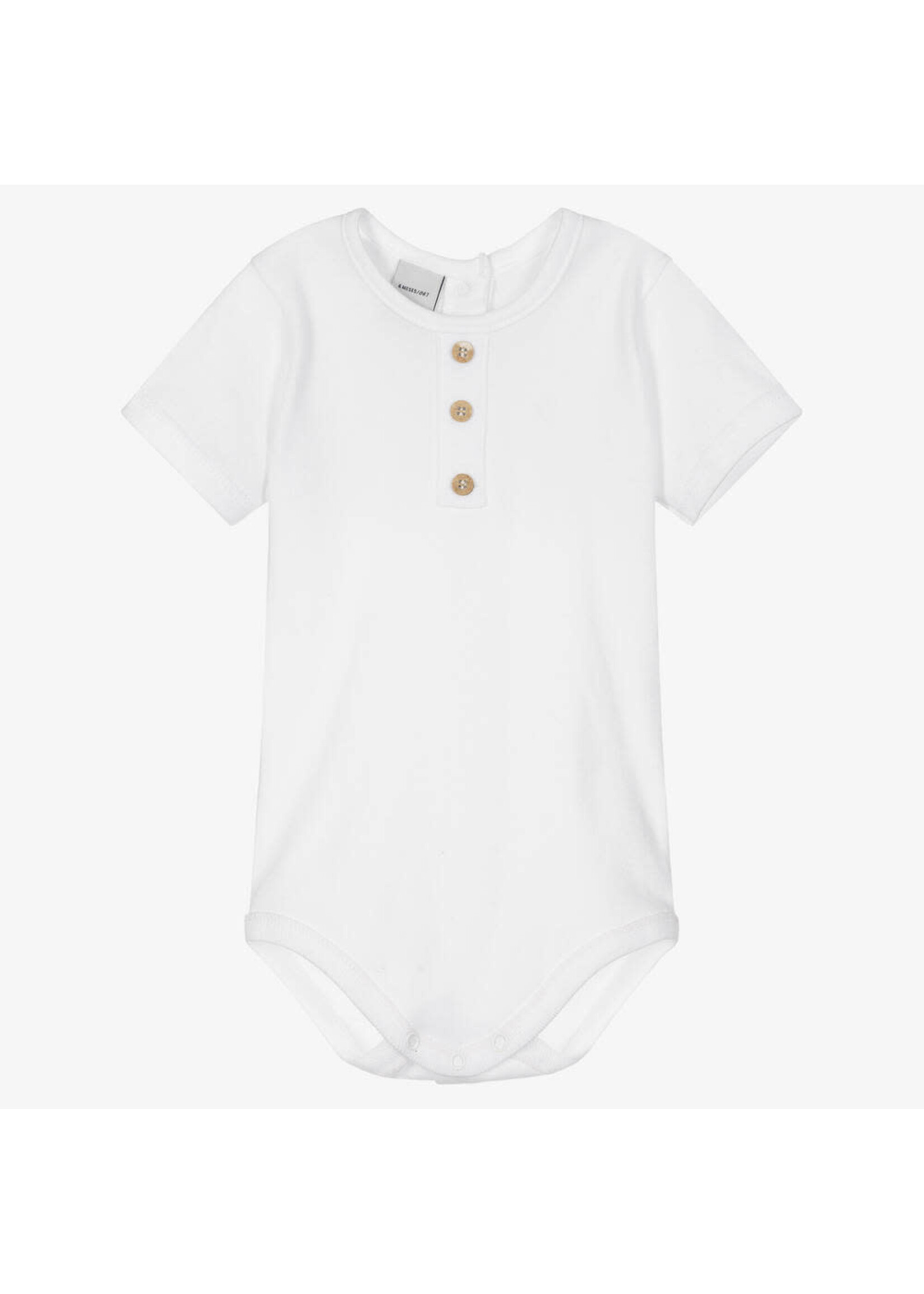 Babidu Babidu COTTON BODYSUIT WHITE-1111