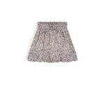 Nobell Nobell Ninez Mini Flower Short Skirt Q403-3705 Pearled Ivory