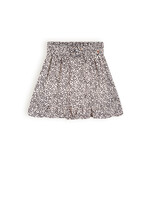 Nobell Nobell Ninez Mini Flower Short Skirt Q403-3705 Pearled Ivory