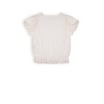 Nobell Nobell Tay Blouse Puffy Sleeves Q403-3108 Pearled Ivory