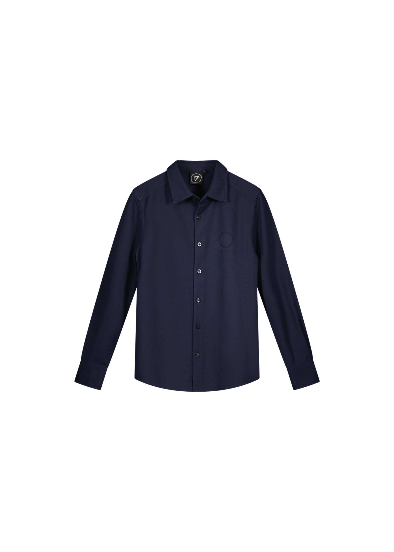 Bellaire Bellaire Pique shirt long sleeve B403-4101 Navy Blazer