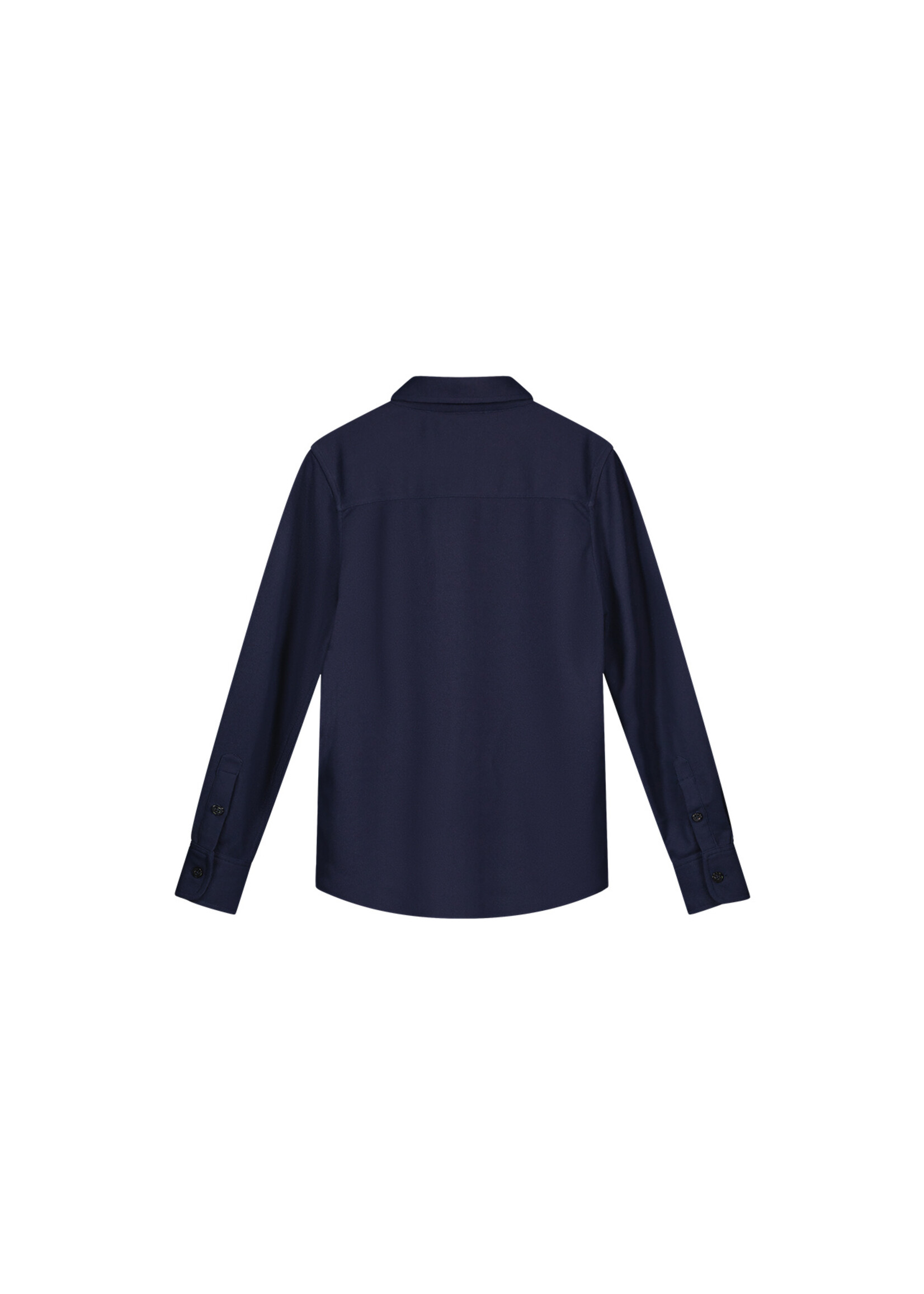 Bellaire Bellaire Pique shirt long sleeve B403-4101 Navy Blazer