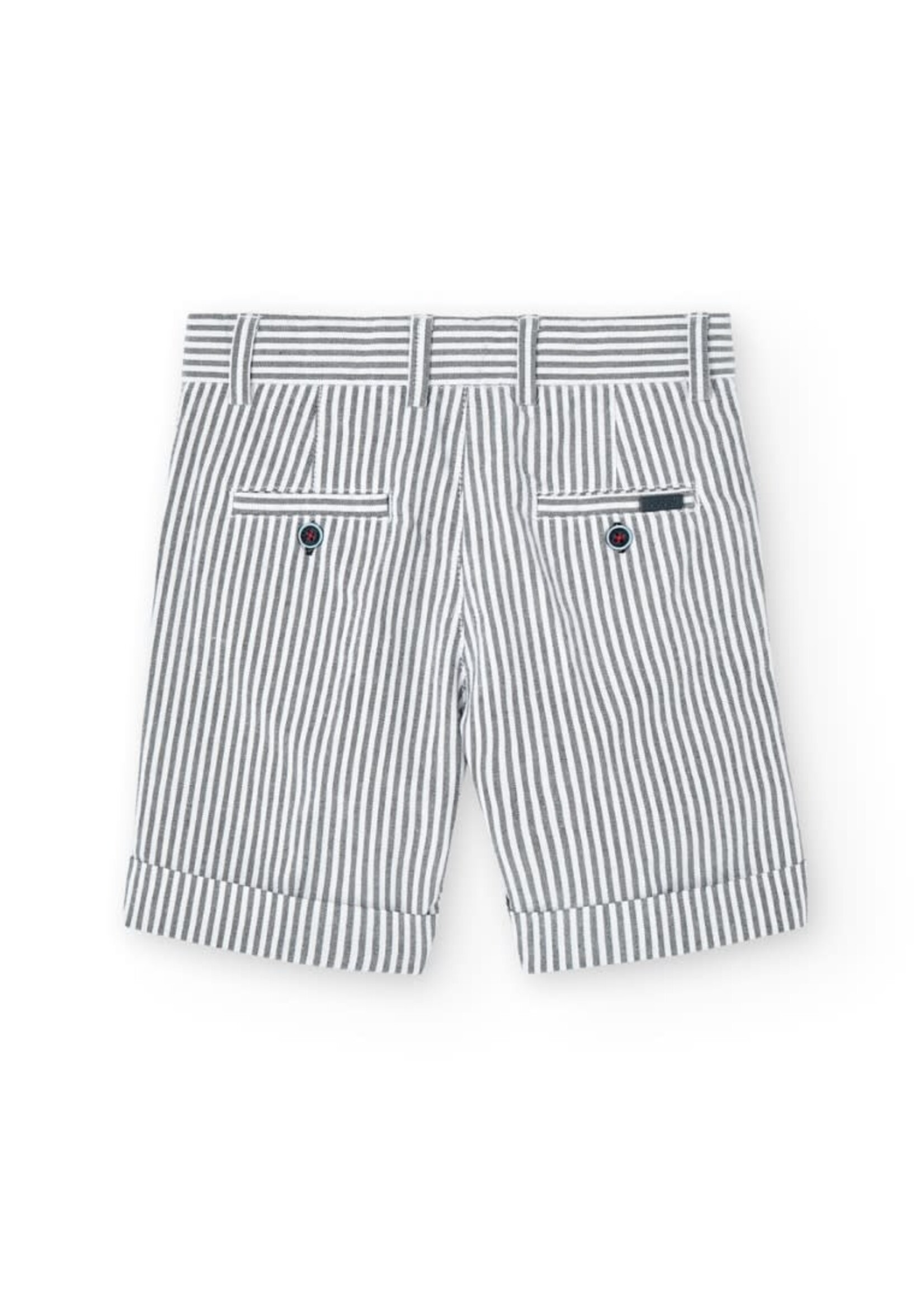 Boboli Oxford bermuda shorts striped for boy stripes 736310