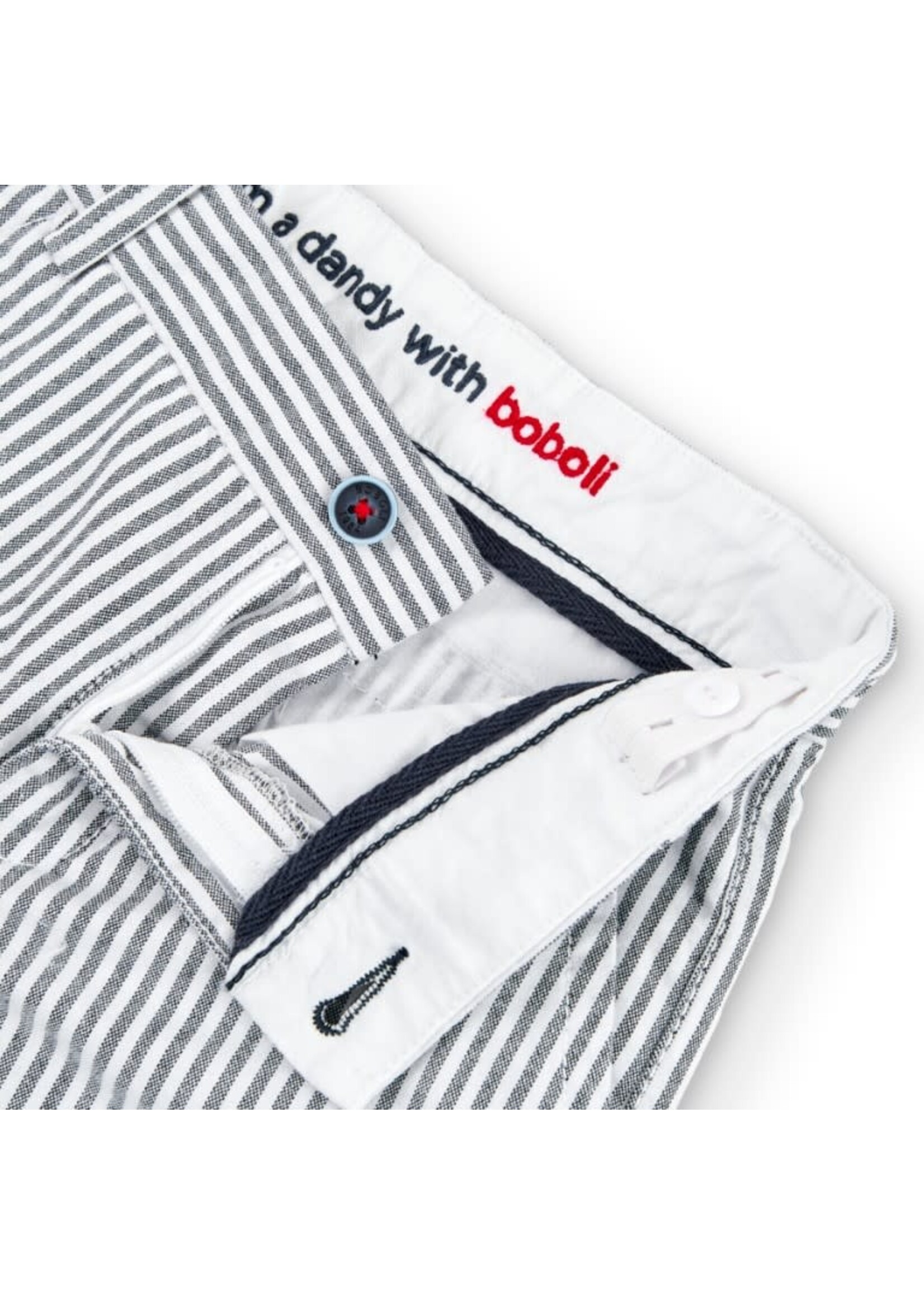 Boboli Oxford bermuda shorts striped for boy stripes 736310