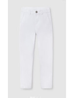 Mayoral Mayoral 5 pocket slim fit basic pant White - 24 00520