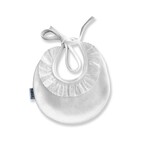 Babidu Babidu LACE ROUND BIB 01 WHITE broderrie