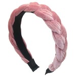 Haarband oudroze fluweel