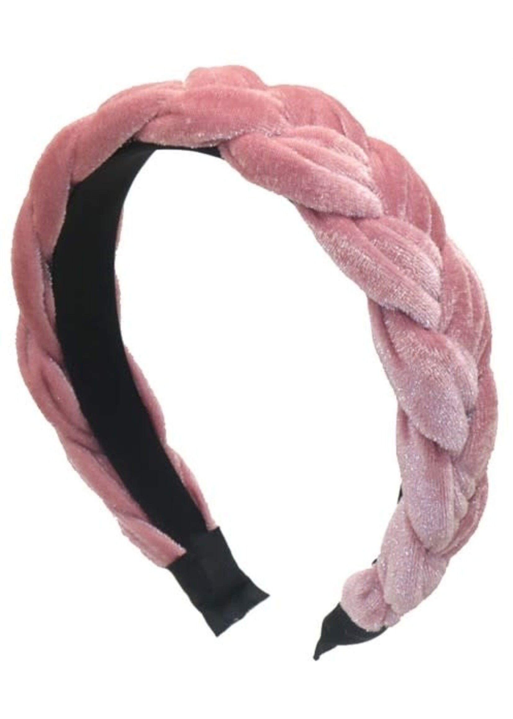 Haarband oudroze fluweel