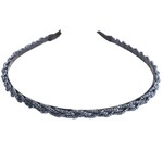 Haarband glitter blauw
