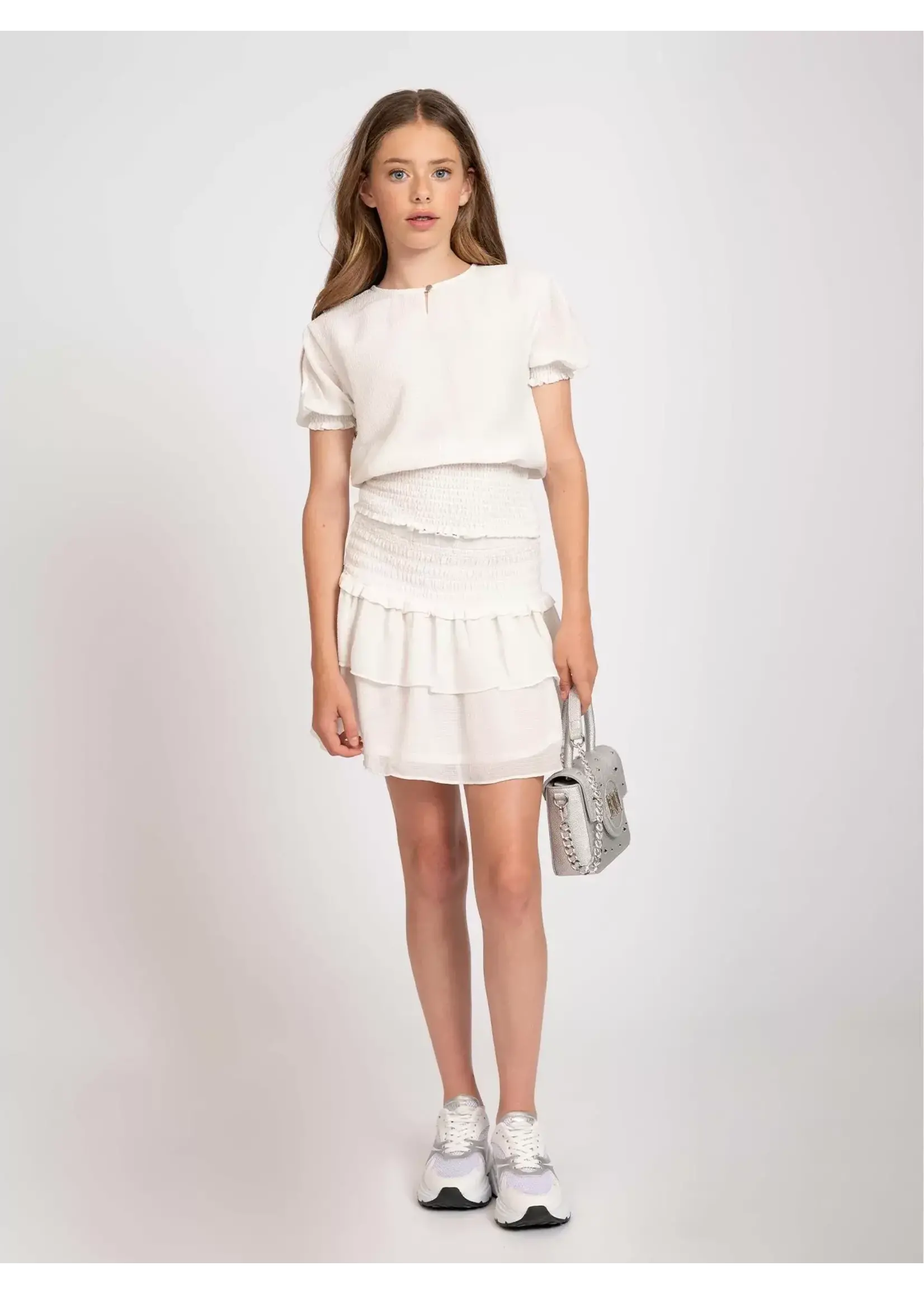 Nik&Nik Nik&Nik Kingston Skirt Off White G 3-672 2402