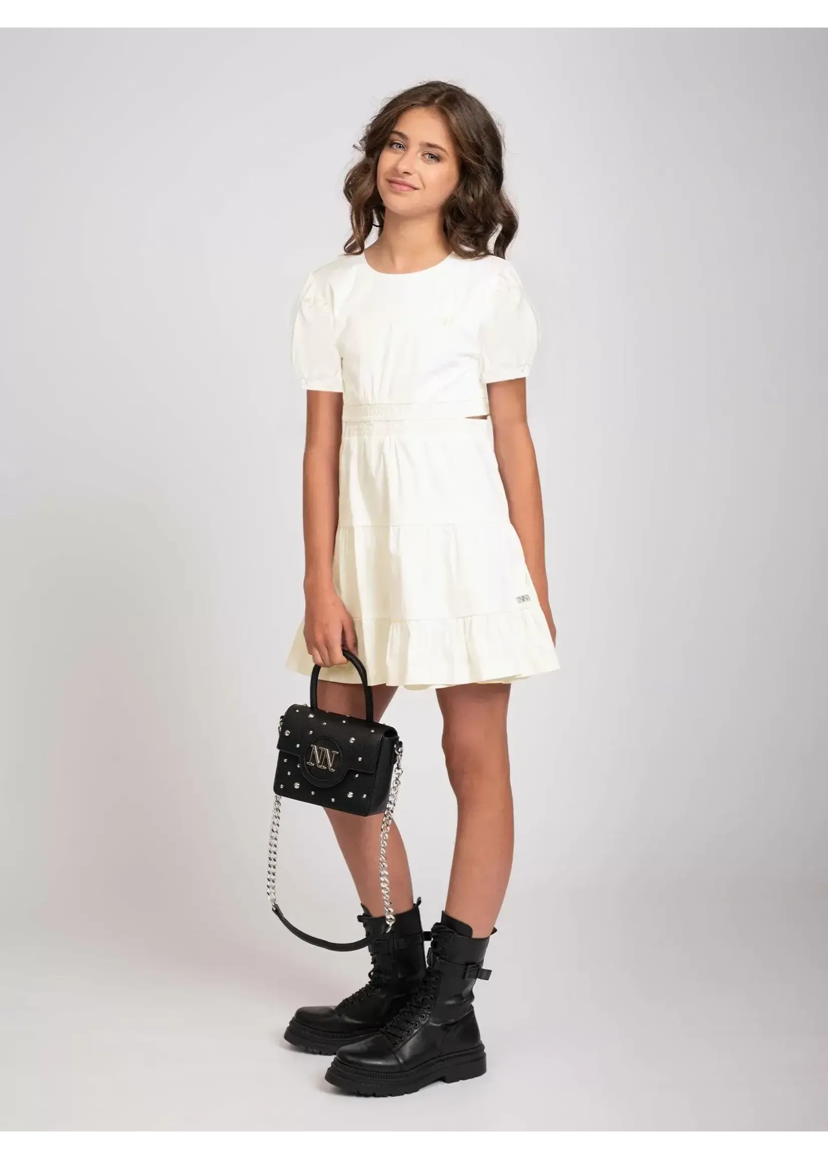 Nik&Nik Nik&Nik Kira Dress Off White G 5-674 2402