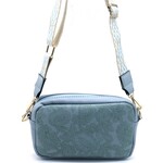 Tas blauw met brede band