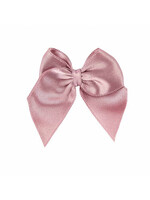 Condor Condor Hair clip satin bow. .5,5 cms old pink