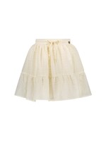 Le Chic Le Chic Teluca  glitter-knit skirt  Off White