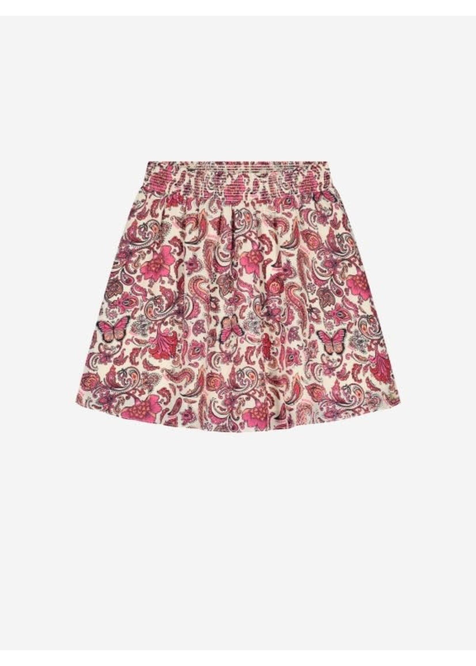 Nik&Nik Nik&Nik Paisley Skirt Vibrant Orange/Fuchsia Pop G 3-883 2404