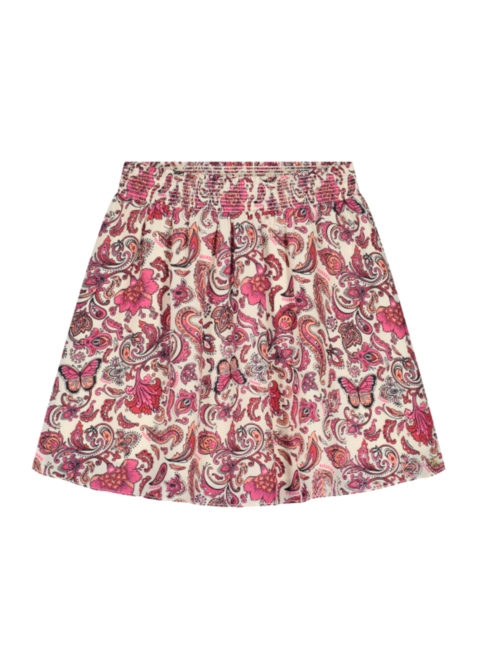 Nik&Nik Nik&Nik Paisley Skirt Vibrant Orange/Fuchsia Pop G 3-883 2404