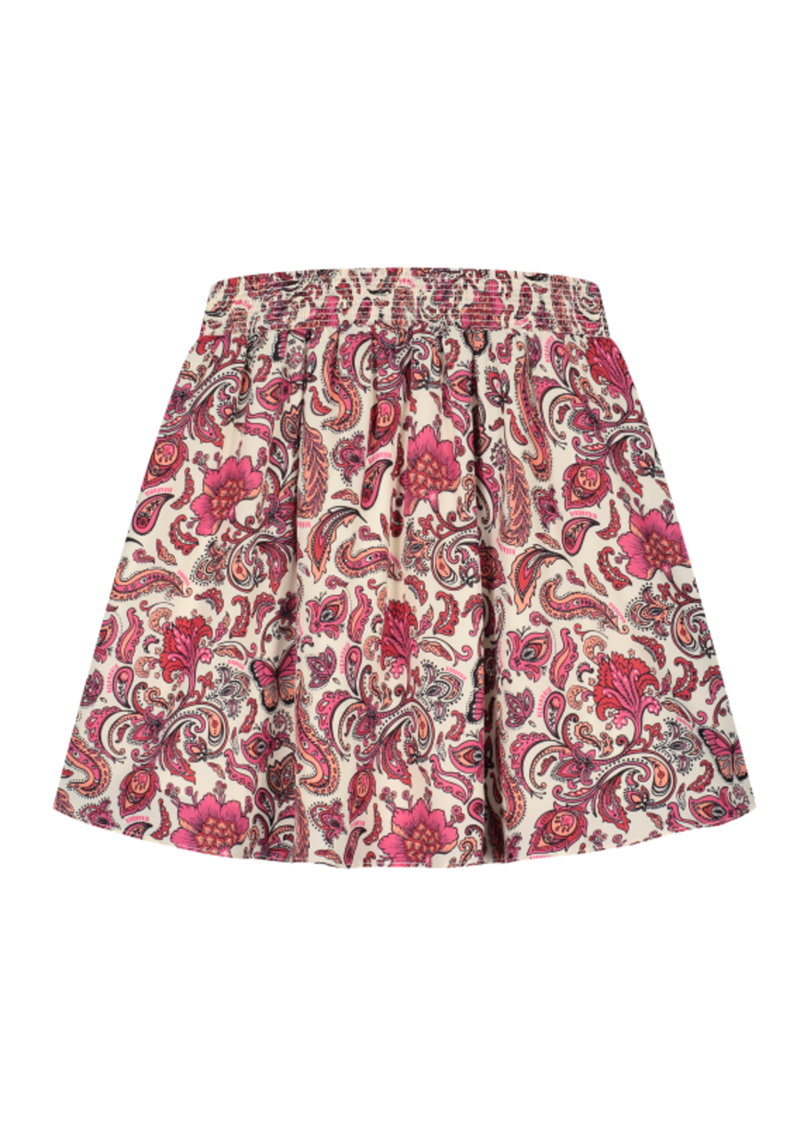 Nik&Nik Nik&Nik Paisley Skirt Vibrant Orange/Fuchsia Pop G 3-883 2404