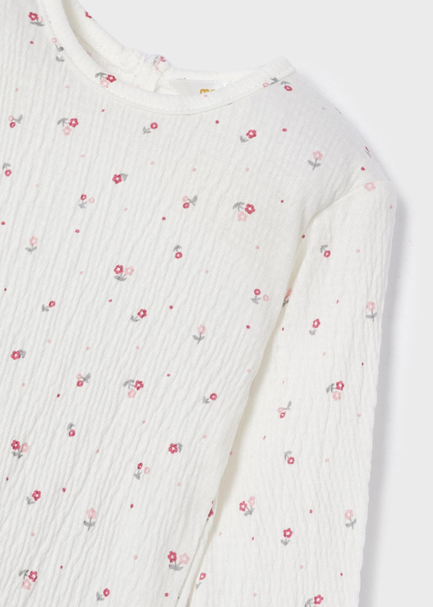 Mayoral Mayoral Knit overalls & tight set Pink - 22 02637