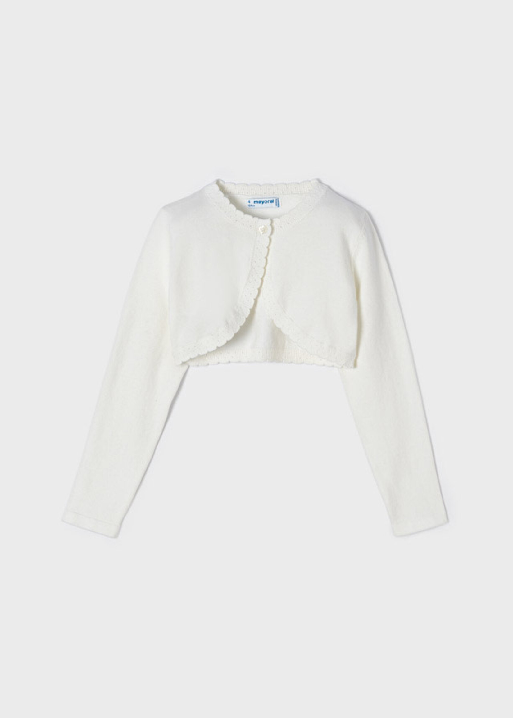 Mayoral Mayoral Basic knit cardigan Natural - 22 00320