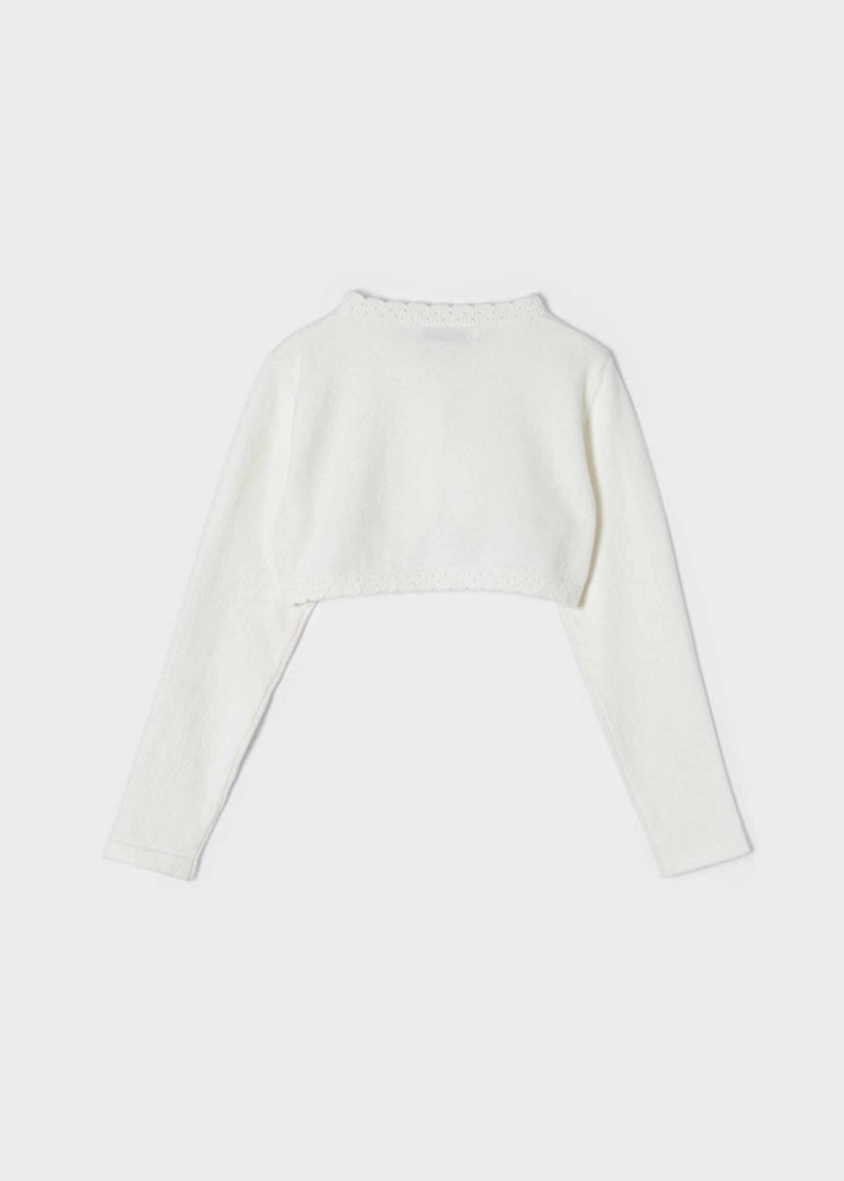 Mayoral Mayoral Basic knit cardigan Natural - 22 00320