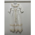 Mac Ilusion Mac Ilusion Faldon Punto y tejido BORDADO A MANO tul bordado CALA PORTO CrudoB