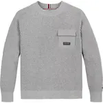 Tommy Hilfiger Tommy Hilfiger UTILITY SWEATER, P1A KB0KB09129P1A Light Grey Heather