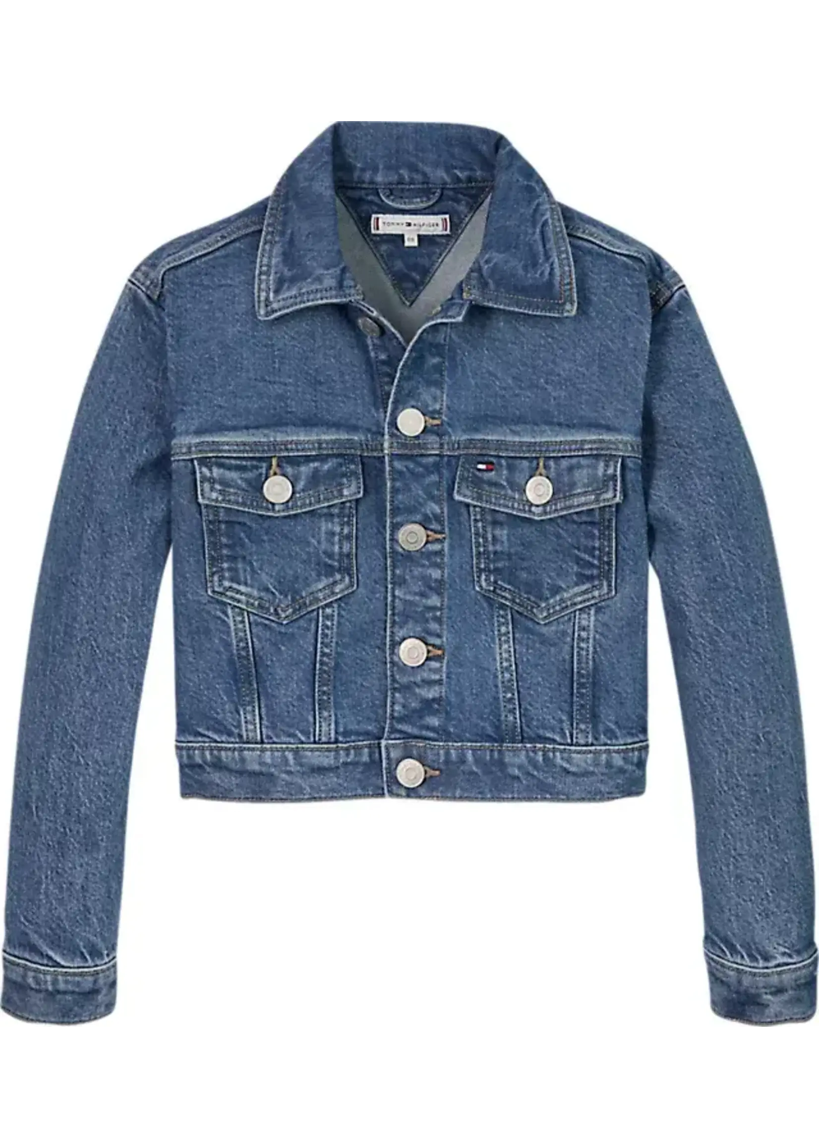 Tommy Hilfiger Tommy Hilfiger DENIM TRUCKER JACKET, 1A7 KG0KG080601A7 Midsaltpepper
