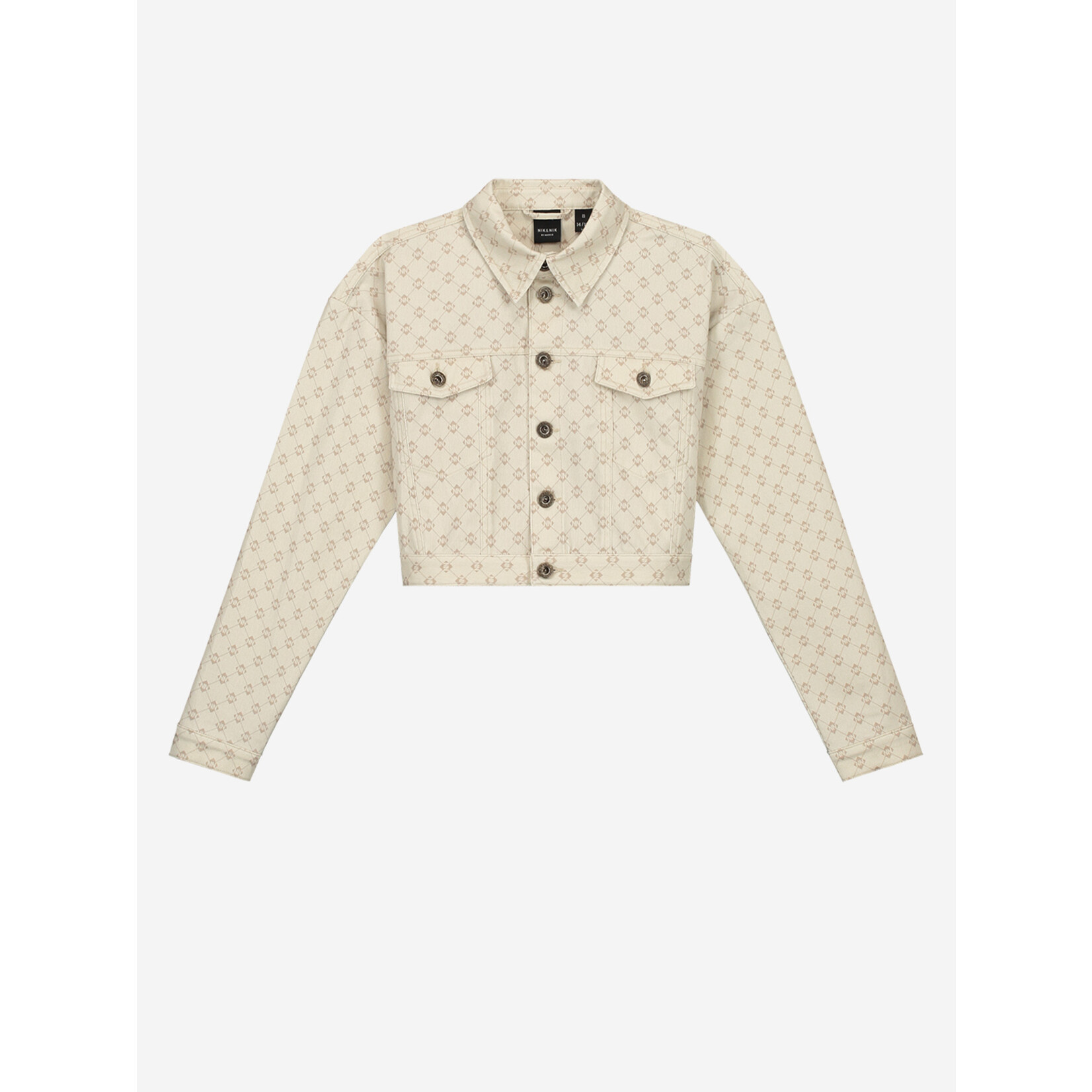 Nik&Nik Nik&Nik Printed Twill Jacket Kit/Hummus G 4-866 2404