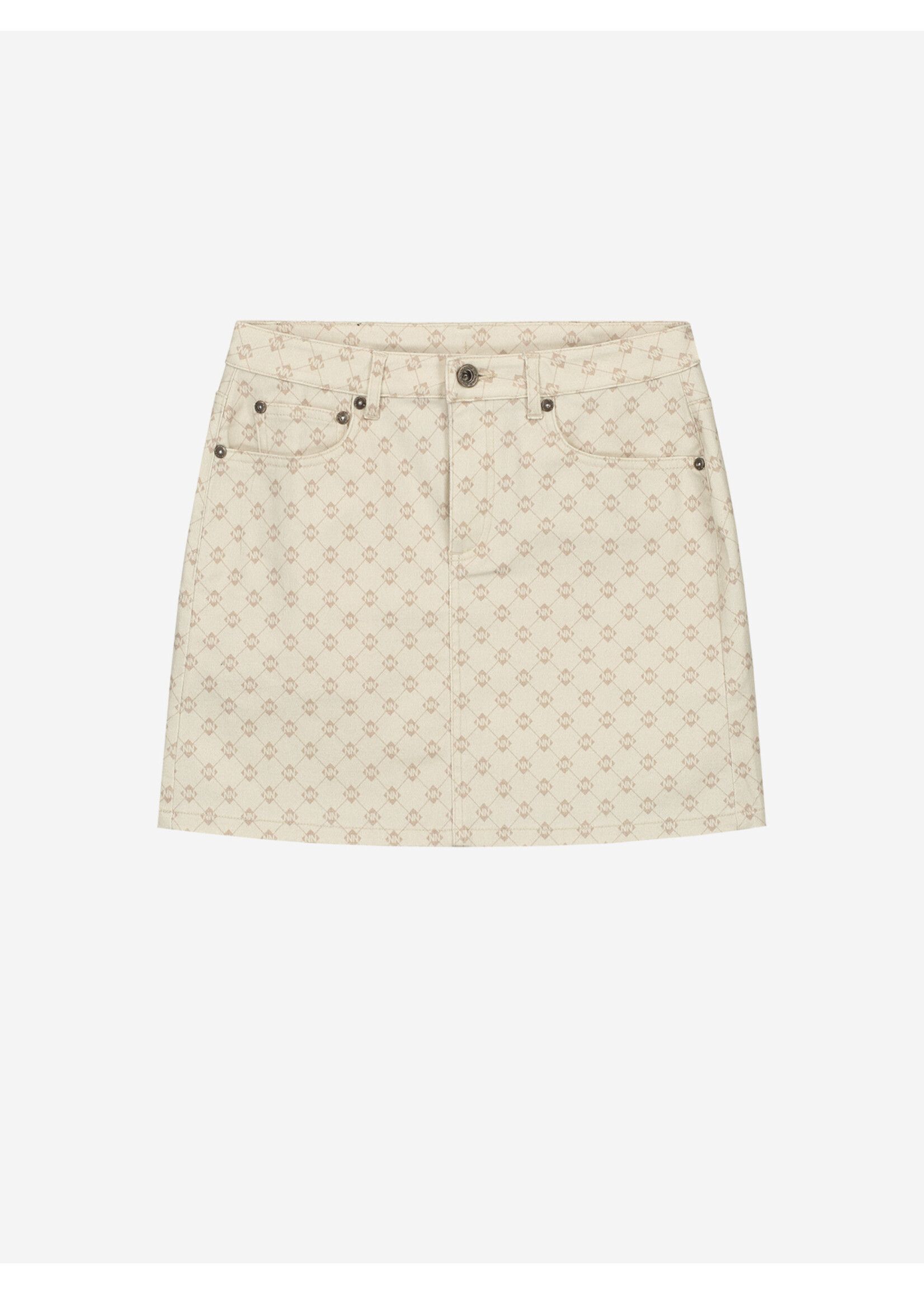 Nik&Nik Nik&Nik Printed Twill Skirt Kit/Hummus G 3-867 2404