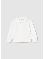 Mayoral Mayoral L/s basic polo Natural - 24 00104