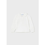 Mayoral Mayoral L/s basic polo White - 24 00104