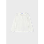 Mayoral Mayoral L/s basic polo Natural - 24 00131