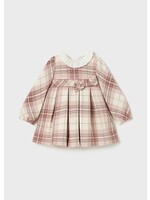 Mayoral Mayoral Plaid dress Blush - 24 02903